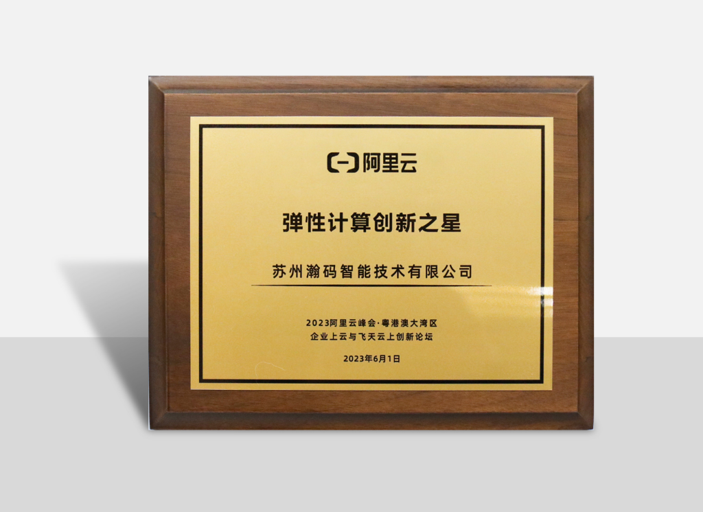 阿里云弹性计算创新之星奖牌